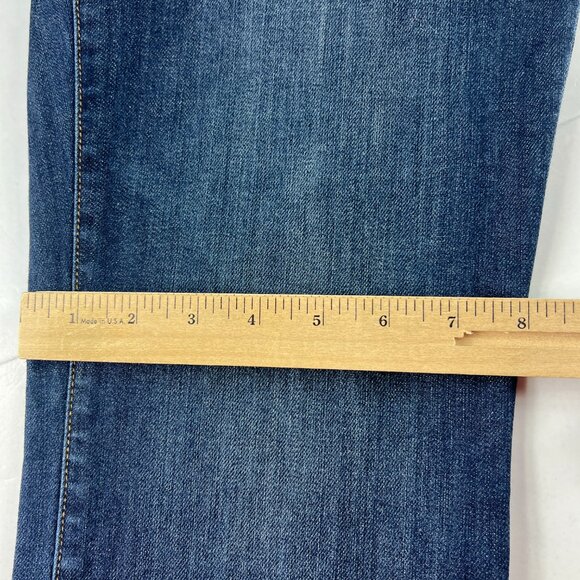Kut From The Kloth Jeans Women's 33x30 Farrah Bootcut Mid Rise Blue Denim Tag 8 - Picture 13 of 16